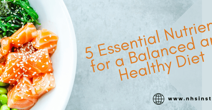 5 Essential Nutrients for a Balanced and Healthy Diet